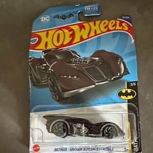 Hot Wheels Batman Arkham Asylum Batmobile Toy Car - Dark Brown
